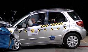 Suzuki SX4 crash test picture