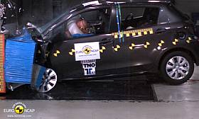 Toyota Yaris crash test picture