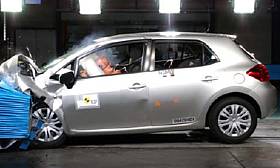 Toyota Auris crash test picture