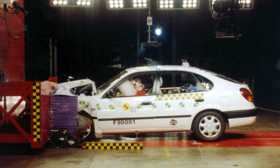 Toyota Corolla crash test picture