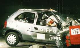 Vauxhall Corsa crash test picture