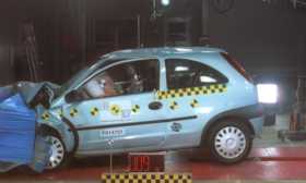 Vauxhall Corsa crash test picture