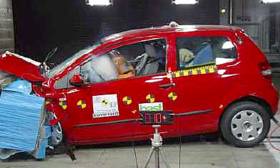 Volkswagen Fox crash test picture