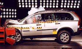 Volvo XC90 crash test picture