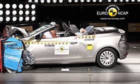 Volkswagen Golf Cabriolet crash test picture