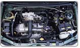 Photo of a car engine