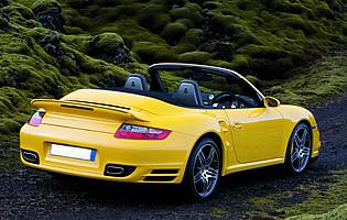 picture of car from the rear