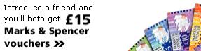 Get a friend to join the AA and you'll both get &pound;15 in Marks & Spencer vouchers