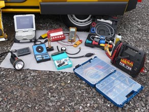 AA vans contain many specialist tools to help fix roadside breakdowns