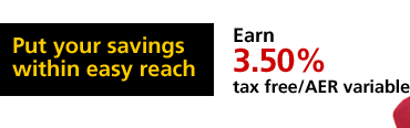 Access Cash ISA 3.35% AER* variable. Apply online now.
