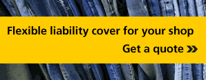 Flexible liability cover for your shop. Get a quote