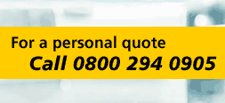 For a personal quote call 0800 294 0905