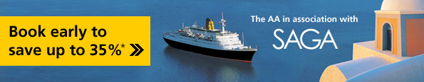 Book early to save up to 35%*. The AA in association with SAGA