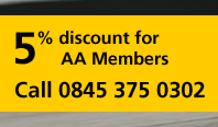 5% discount for AA Members. Call 0845 375 0302