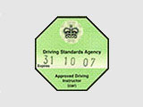 Image of a DSA green badge
