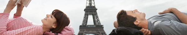A couple in Paris