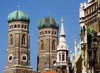 The Onion Domes in Munich - courtesy of AA World Travel Library