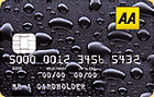 Image of old-style black AA credit card