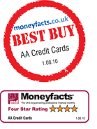 Moneyfacts.co.uk Best Buy AA Credit Cards 01.08.10