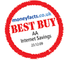 Moneyfacts.co.uk Best Buy AA Internet Savings 23.12.09