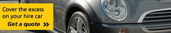Cover the excess of your car hire - get a car hire excess insurance quote