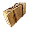 A suitcase packed and ready to go