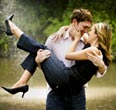 Couple in a park