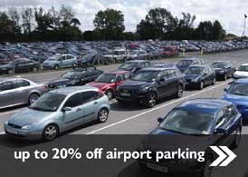 up to 20% off airport parking