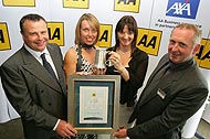 Award ceremony - The Brigands Inn, Nr Machynlleth