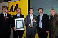 Award ceremony - Galvin Bistro de Luxe, London