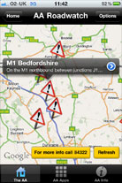 AA app screenshot