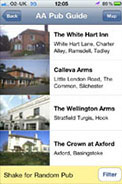AA Pub Guide app detailed screenshot
