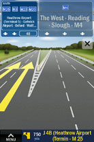 AA Sat Nav app screenshot