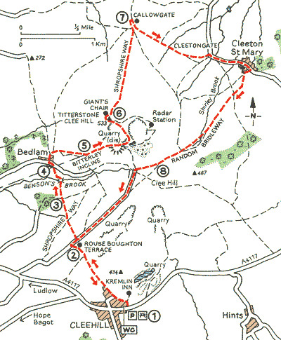 Bedlam on Clee - Walks - The AA