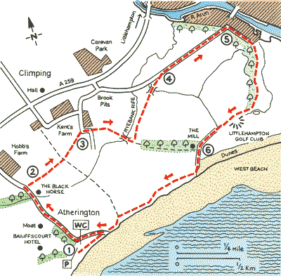 West Beach Littlehampton Route West Beach Littlehampton Route