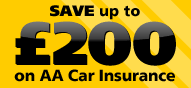 Save up to £200 on AA Car Insurance