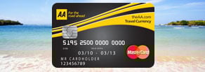 AA Travel Currency Card