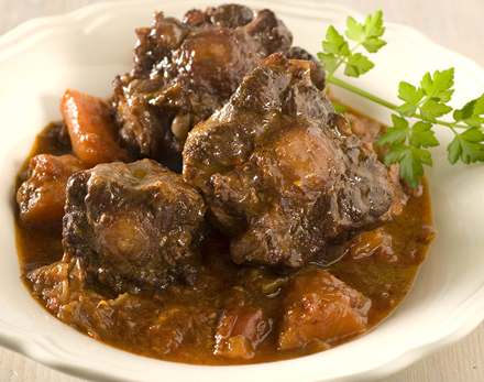 Oxtail with Guinness