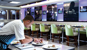 Plating up at The Pass Restaurant at South Lodge