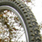 A bicycle wheel