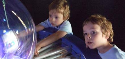 Exploring Techniquest at Cardiff