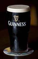 A pint of Guinness