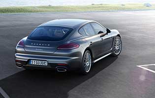 picture of car from the rear