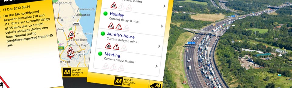 AA Roadwatch Pro app