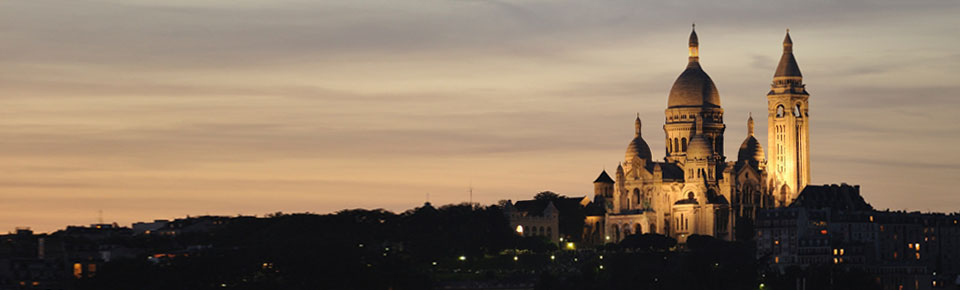 Paris - Sacre Coeur at dusk