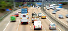 A busy motorway