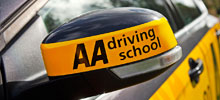 AA driving school car
