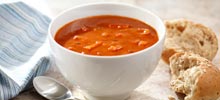 A bowl of soup