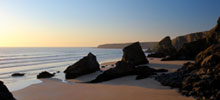 Stack Rocks At Bedruthan Steps in Cornwall