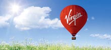 A Virgin hot air balloon